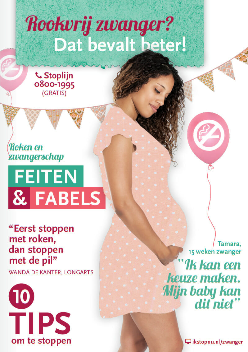 Folder Rookvrij zwanger? Dat bevalt beter!