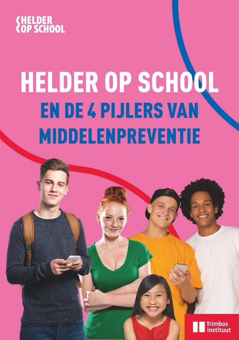 Informatiefolder Helder op School en de 4 pijlers van middelenpreventie (Bundel 50 stuks)