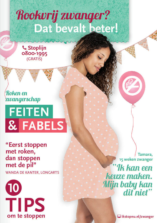 Folder Rookvrij zwanger? Dat bevalt beter!