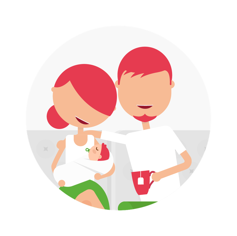 Meegeefkaarten Alcoholvrij Zwanger voor zorgverlener (Scheurblok 20 stuks)