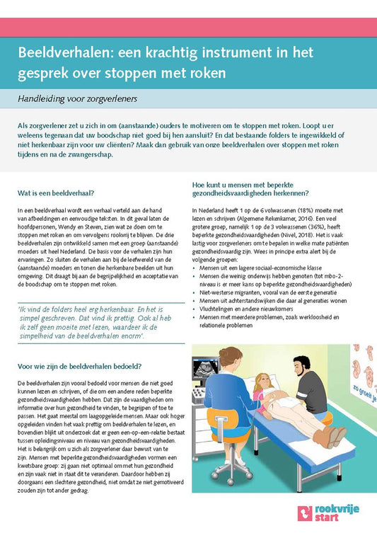 Handleiding beeldverhalen: een krachtig instrument in het gesprek over stoppen met roken