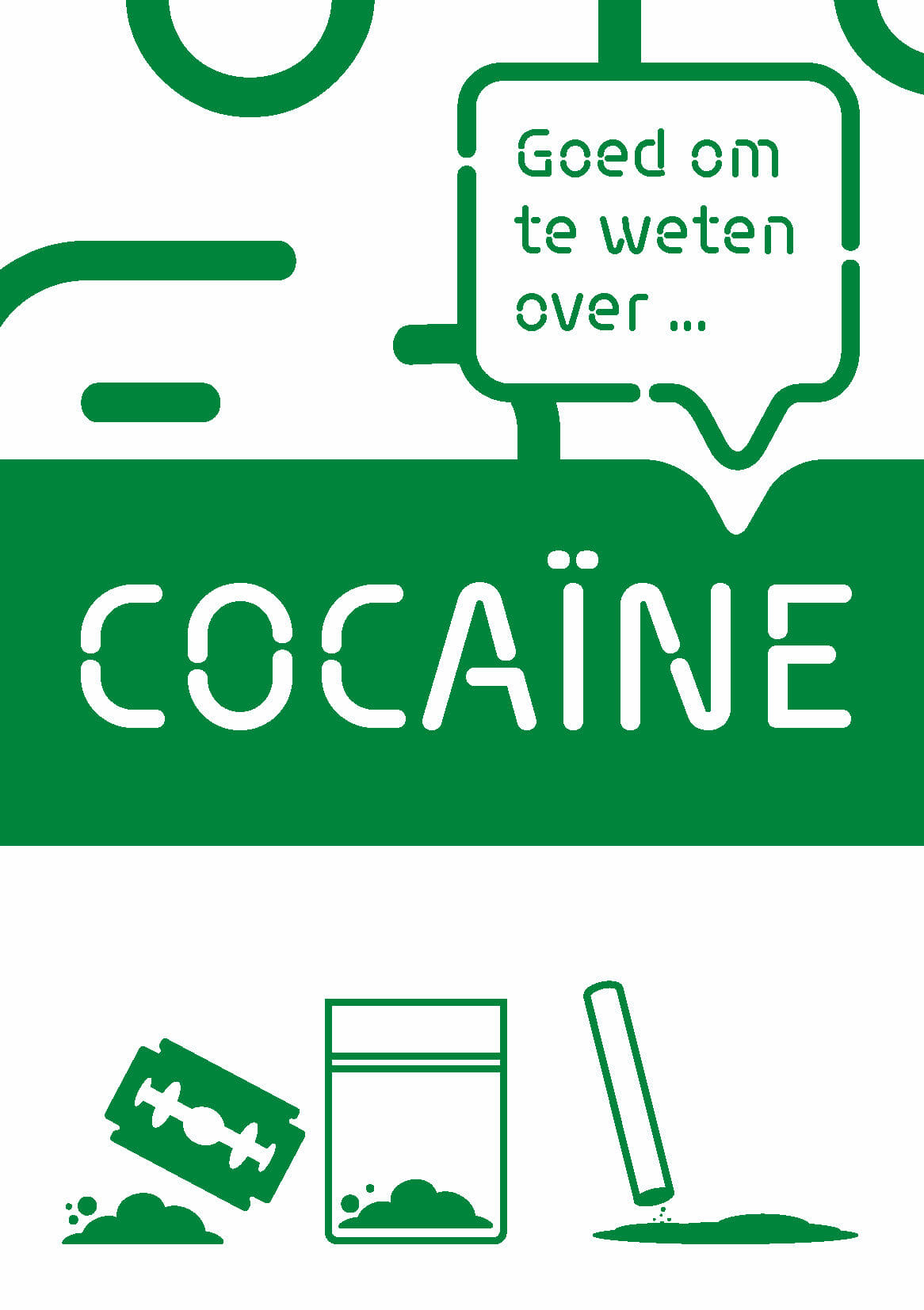 Goed om te weten over cocaïne (set 10 stuks)