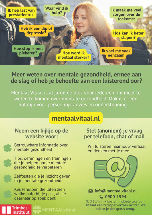 Mentaal Vitaal jongeren (bundel van 50 stuks)