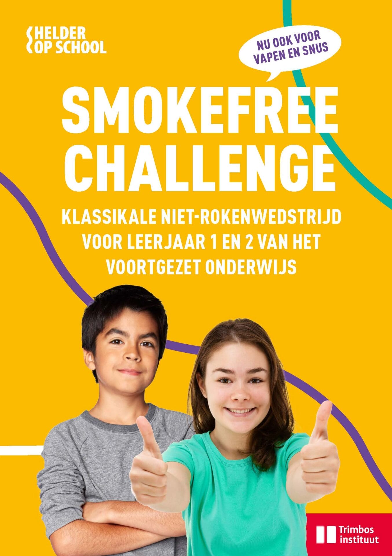 Informatiefolder Smokefree Challenge (Bundel 50 stuks)