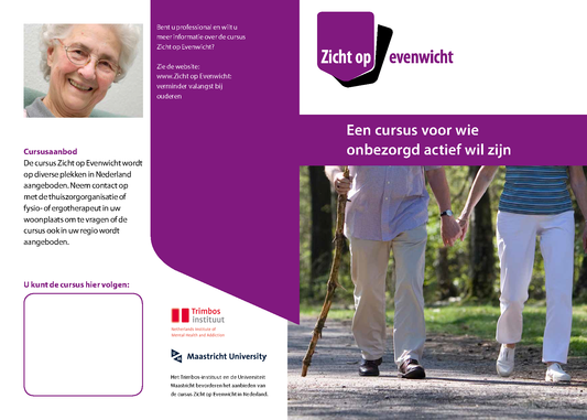 Folder Zicht op Evenwicht