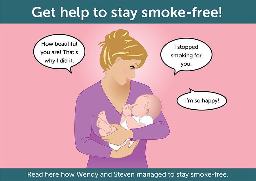 Beeldverhaal ‘Rookvrij blijven doe je met hulp’ | Engels