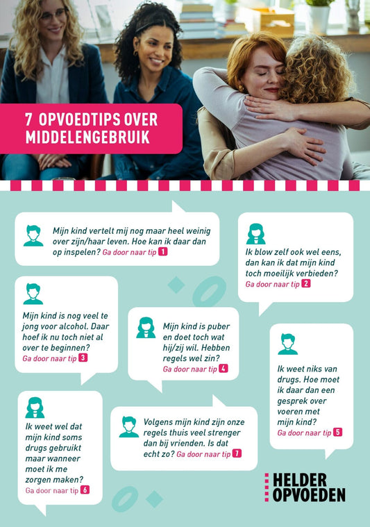 7 opvoedtips over middelengebruik